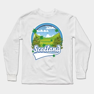 Scotland retro logo Long Sleeve T-Shirt